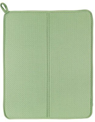 IKEA Rectangular Pack of 1 Table Placemat(Green, Polyester)