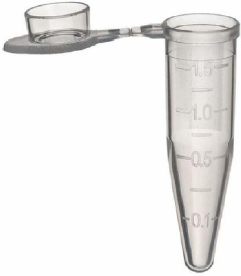 HOMEOTRADE 1.5 ml Rimmed Polypropylene Test Tube(4.06 cm 408.16 K Pack of 10)