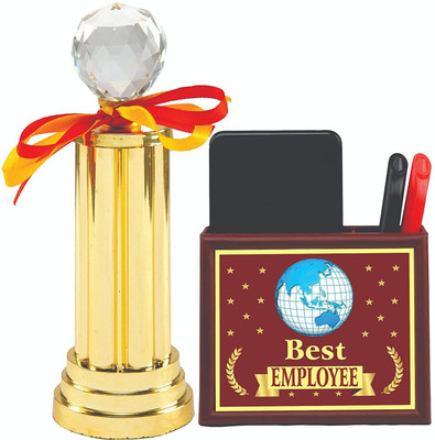 AARK INDIA Employee award:trophy /Corporate Function Gift Combo Set (PC001557) Trophy(7 inch)