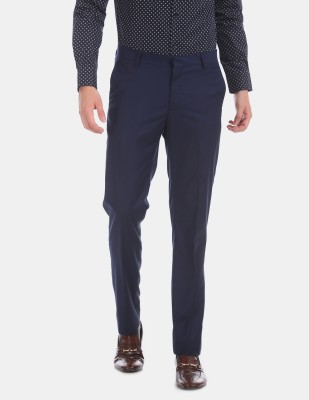 U.S. POLO ASSN. Regular Fit Men Blue Trousers