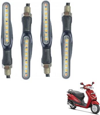AuTO ADDiCT Front, Rear, Side LED Indicator Light for Hero Duet(Yellow)