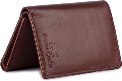 DEZiRE CRAfTS Men Casual, Ethnic, Evening/Party, Travel, Formal, Trendy Brown Genuine Leather Wallet(9 Card Slots)