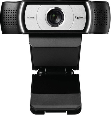 Logitech C930E BUSINESS WEBCAM, 960-000976 21 HD  Webcam with Built-In Microphone USB Connectivity(Black, Grey)