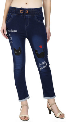 F2M Slim Girls Dark Blue Jeans
