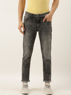 The Indian Garage Co. Slim Men Black Jeans