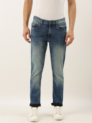 The Indian Garage Co. Slim Men Blue Jeans