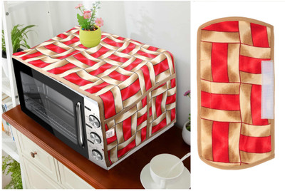 E-Retailer Microwave Oven  Cover(Width: 91 cm, Red)