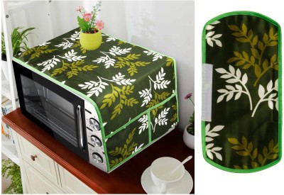 E-Retailer Microwave Oven  Cover(Width: 91 cm, Green)