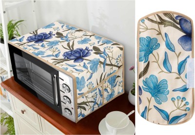 E-Retailer Microwave Oven  Cover(Width: 91 cm, Blue)