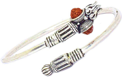 RUDRA DIVINE Alloy Silver Coated Kada
