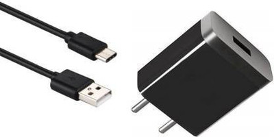 Wrapo Wall Charger Accessory Combo for All Smart Phone(Black)