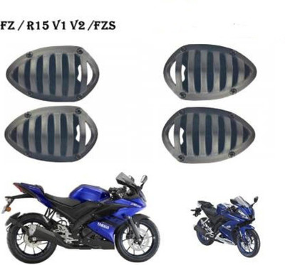 imad YAMAH BIKES Bike Headlight Grill(Black)