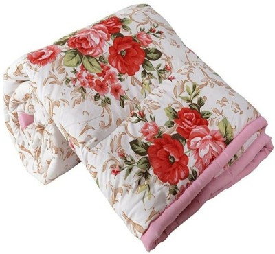 SECREATIONS Floral Double Dohar for  AC Room(Poly Cotton, Multicolor)