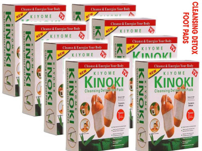 KIYOME KINOKI Foot Pads Adhesive Patches[PACK OF EIGHT](500 g)