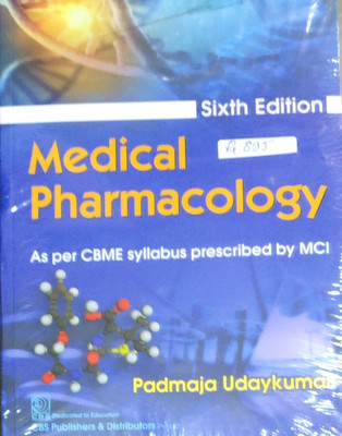 Medical Pharmacology(English, Paperback, Udaykumar P.)
