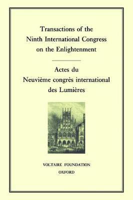 Transactions of the Ninth international congress on the Enlightenment(English, Hardcover, unknown)