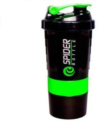 Unicus 600 ml Plastic Shaker(Pack of 1, Green)