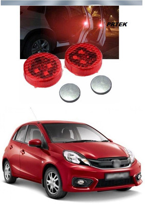 PECUNIA Universal Car Door Warning Light Anti-Collision LED Safty Lights Strobe Flashing Open Reflector Lamp Auto On/Off with 3 Flashing Modes (Red) A8 Car Fancy Lights(Red)