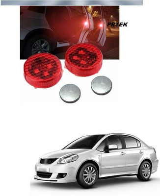 PECUNIA Universal Car Door Warning Light Anti-Collision LED Safty Lights Strobe Flashing Open Reflector Lamp Auto On/Off with 3 Flashing Modes (Red) A143 Car Fancy Lights(Red)