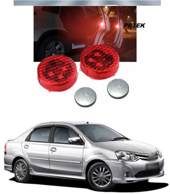 PECUNIA Universal Car Door Warning Light Anti-Collision LED Safty Lights Strobe Flashing Open Reflector Lamp Auto On/Off with 3 Flashing Modes (Red) A238 Car Fancy Lights(Red)