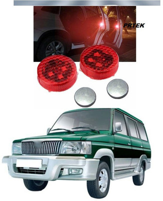 PECUNIA Universal Car Door Warning Light Anti-Collision LED Safty Lights Strobe Flashing Open Reflector Lamp Auto On/Off with 3 Flashing Modes (Red) A245 Car Fancy Lights(Red)