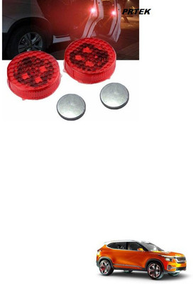 PECUNIA Universal Car Door Warning Light Anti-Collision LED Safty Lights Strobe Flashing Open Reflector Lamp Auto On/Off with 3 Flashing Modes (Red) A107 Car Fancy Lights(Red)