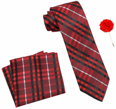 AXLON Satin Tie Pin Set(Red)