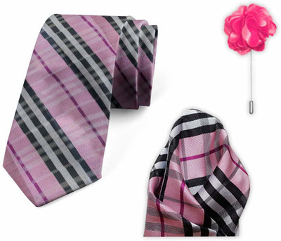 AXLON Satin Tie Pin Set(Pink)