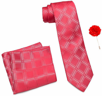 AXLON Satin Tie Pin Set(Red)