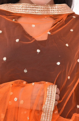 YOUTHQUAKE Net Embellished Women Dupatta