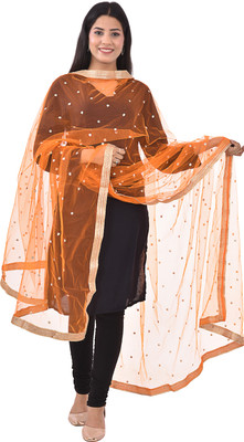 YOUTHQUAKE Net Embellished Women Dupatta