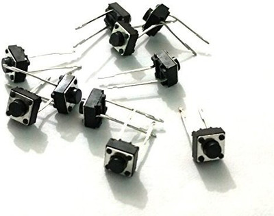 gobagee-2-Pin-Tactile-Switch-micro-Push-to-ON-button-Pack-of-10-Interconnect-Electronic-Hobby-Kit