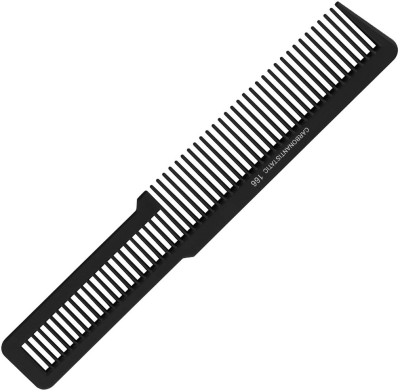 Verceys Black Carbon Fiber Tooth Barber Saloon Comb