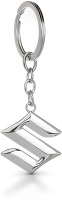 gtrp Maruti Suzuki Full Metal Ring Key Chain (Silver) Key Chain Key Chain