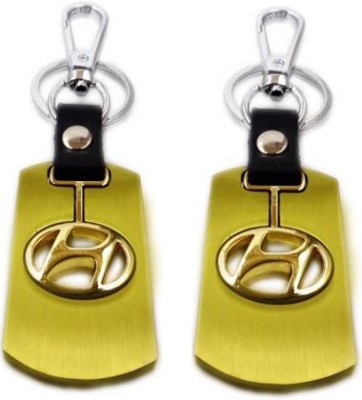 JMO27Deals Metal Logo Locking Curved combo Key Chain