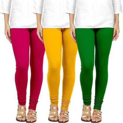lifeneeds Churidar  Ethnic Wear Legging(Multicolor, Solid)