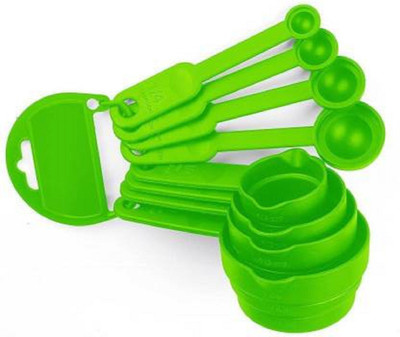 grilfil New Best Plastic Measuring Cup and Spoon Set , Green Measuring Cup Set(0.5 ml)