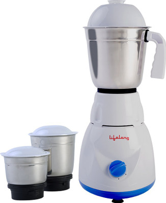 Lifelong Power Pro - LLMG20 500 W Mixer Grinder  (Blue, 3 Jars)