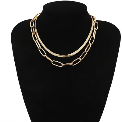 YELLOW CHIMES Gold-plated Plated Alloy Choker