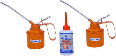 intenzo combo 3 pack two oil can one multi purpose oil Manual Pump(500 g Pack of 3)