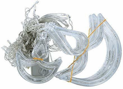 spark world 138 LEDs 2.49 m Yellow Flickering, Steady Diya Rice Lights(Pack of 1)