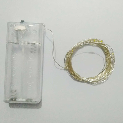 InfraHive 30 LEDs 3 m Gold Steady String Rice Lights(Pack of 2)