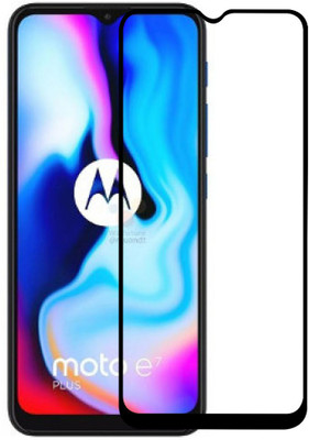 VAlight Edge To Edge Tempered Glass for MOTOROLA MOTO E7 PLUS(Pack of 1)