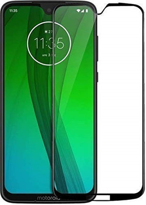 AKSHUD Edge To Edge Tempered Glass for Moto E7 Plus(Pack of 1)