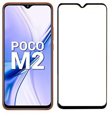 XRENGTH Edge To Edge Tempered Glass for Poco M2(Pack of 1)