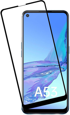 INFINITYWORLD Edge To Edge Tempered Glass for Oppo A53(Pack of 1)
