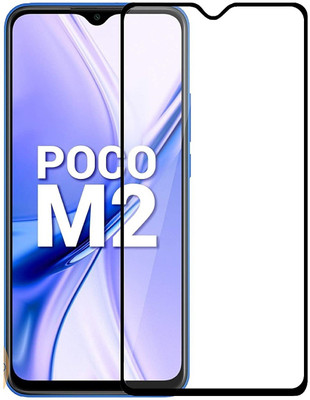 XRENGTH Edge To Edge Tempered Glass for Poco M2(Pack of 1)