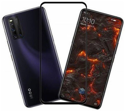 HOBBYTRONICS Edge To Edge Tempered Glass for vivo iqoo(Pack of 1)