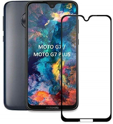 AKSHUD Edge To Edge Tempered Glass for Moto E7 Plus(Pack of 1)
