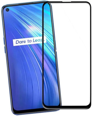 Gadget Five Edge To Edge Tempered Glass for Realme 6, Realme 6i(Pack of 1)
